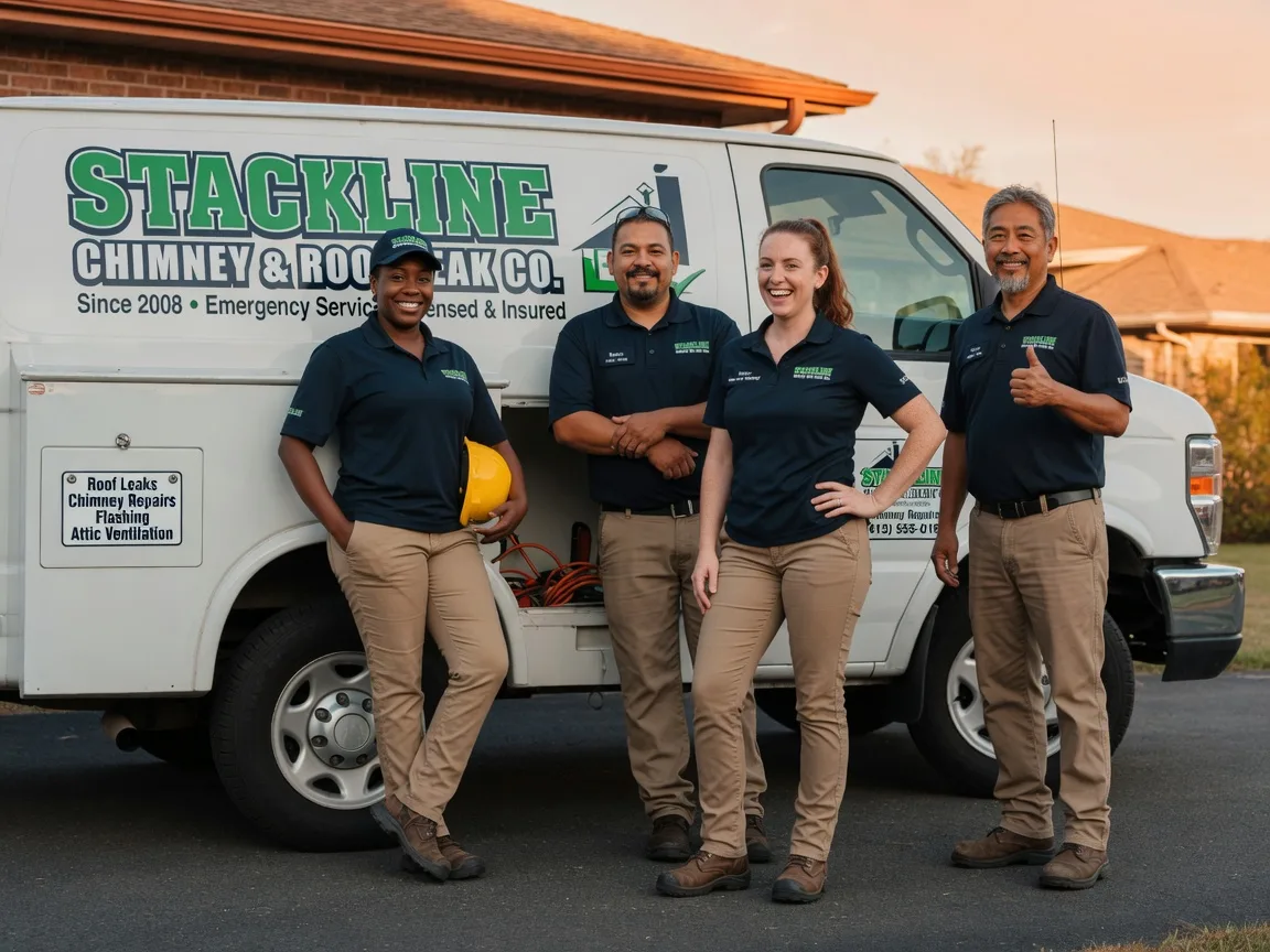 Chimney flashing repair company in Pollock, LA